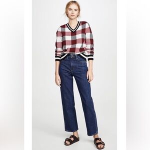 Rag + Bone Plaid Sweater • 100% Wool